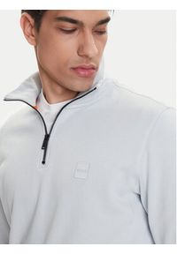 BOSS Bluza Zetrust 50468926 Szary Regular Fit. Kolor: szary. Materiał: bawełna #4