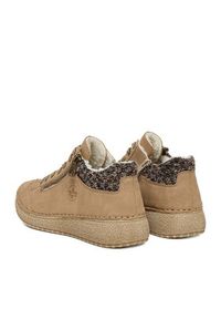 Rieker Sneakersy 50903-20 Beżowy. Kolor: beżowy. Materiał: syntetyk, materiał #4