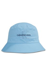 Calvin Klein Jeans Kapelusz Monogram Bucket Hat K60K611029 Granatowy. Kolor: niebieski. Materiał: materiał #1