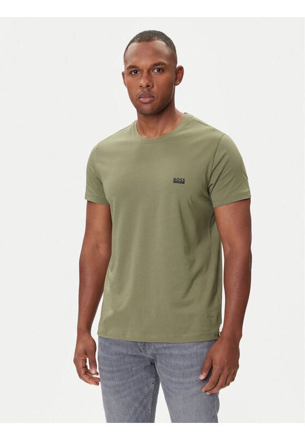BOSS T-Shirt T-Shirtrn 365 50531401 Zielony Regular Fit. Kolor: zielony. Materiał: bawełna