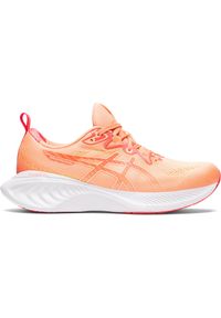 Buty do biegania damskie Asics Gelcumulus 25. Zapięcie: sznurówki. Kolor: różowy. Materiał: guma, tkanina. Szerokość cholewki: normalna #1