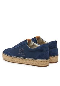 Lauren Ralph Lauren - LAUREN RALPH LAUREN Espadryle Luize 802959231001 Granatowy. Kolor: niebieski. Materiał: skóra, zamsz #4