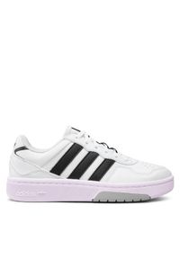 Adidas - adidas Buty Courtic J GY3641 Biały. Kolor: biały. Materiał: skóra