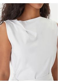 BOSS Sukienka koktajlowa Emiaky 50558902 Biały Slim Fit. Kolor: biały. Materiał: bawełna. Styl: wizytowy #5