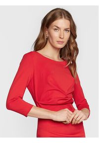Rinascimento Sukienka koktajlowa CFC0110643003 Czerwony Regular Fit. Kolor: czerwony. Materiał: syntetyk. Styl: wizytowy