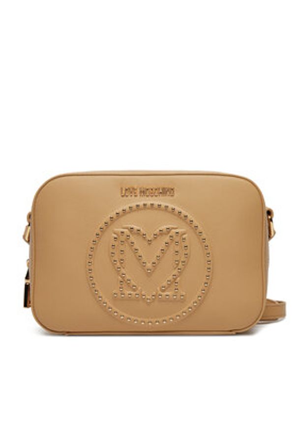 Love Moschino - LOVE MOSCHINO Torebka JC4068PP1ML1210A Beżowy. Kolor: beżowy. Materiał: skórzane