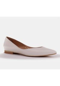 Marco Shoes Baleriny damskie z niskimi bokami białe wielokolorowe. Kolor: biały, wielokolorowy. Materiał: materiał, skóra. Szerokość cholewki: normalna #4