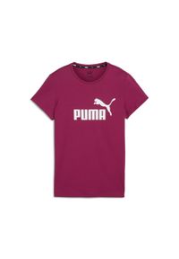 Puma - Damska koszulka z logo Essentials PUMA Magenta Gleam Pink. Kolor: różowy