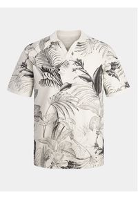 Jack & Jones - Jack&Jones Polo Guru 12250733 Biały Standard Fit. Typ kołnierza: polo. Kolor: biały. Materiał: bawełna #7