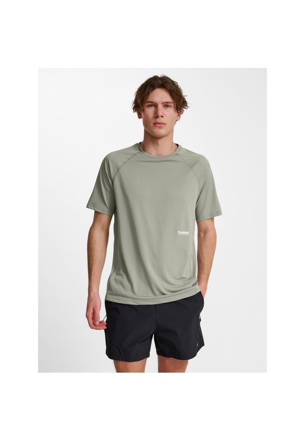 Koszulka treningowa Hummel Pulse. Kolor: szary. Sport: fitness