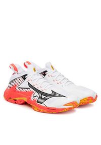 Mizuno Buty halowe Wave Lightning Neo 3 V1GA2402 Pomarańczowy. Kolor: pomarańczowy. Materiał: skóra. Model: Mizuno Wave #4