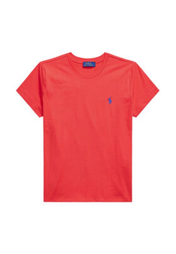 Polo Ralph Lauren T-Shirt 211B14605021 Czerwony jasny Classic Fit. Typ kołnierza: polo. Kolor: czerwony. Materiał: bawełna
