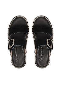 EMU Australia Klapki Scarlet W13267 Czarny. Kolor: czarny. Materiał: skóra #3