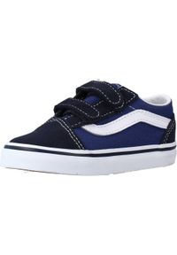 Buty Chłopak Vans Old Skool niebieski. Okazja: na co dzień. Kolor: niebieski. Model: Vans Old Skool. Sport: skateboard