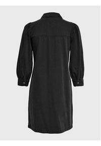 only - ONLY Sukienka jeansowa Felica 15227104 Czarny Regular Fit. Kolor: czarny. Materiał: bawełna #6