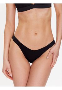 Calvin Klein Swimwear Dół od bikini KW0KW02034 Czarny. Kolor: czarny. Materiał: syntetyk #1