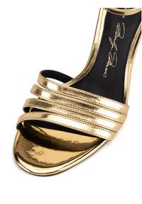 Gino Rossi Sandały NELLY-SLT1527-6 Złoty. Kolor: złoty. Materiał: skóra #6