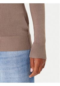 Guess Golf W5BR39 Z2NQ2 Brązowy Regular Fit. Typ kołnierza: golf. Kolor: brązowy. Materiał: wiskoza #5