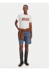 Hunter T-Shirt Essentials HARW0011261 Biały Regular Fit. Kolor: biały. Materiał: bawełna #4