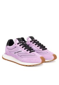 Karl Lagerfeld - KARL LAGERFELD Sneakersy KL61124E Fioletowy. Kolor: fioletowy. Materiał: materiał