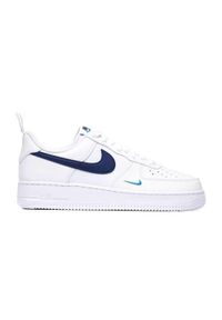 Buty do chodzenia męskie Nike Air Force 1 '07 Low. Zapięcie: sznurówki. Kolor: biały, wielokolorowy. Materiał: skóra, tkanina, guma. Szerokość cholewki: normalna. Model: Nike Air Force. Sport: turystyka piesza