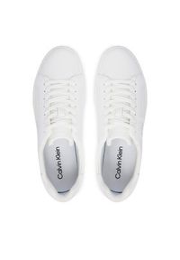 Calvin Klein Sneakersy Low Prof Cupsole Lth HW0HW03295 Biały. Kolor: biały. Materiał: skóra #4