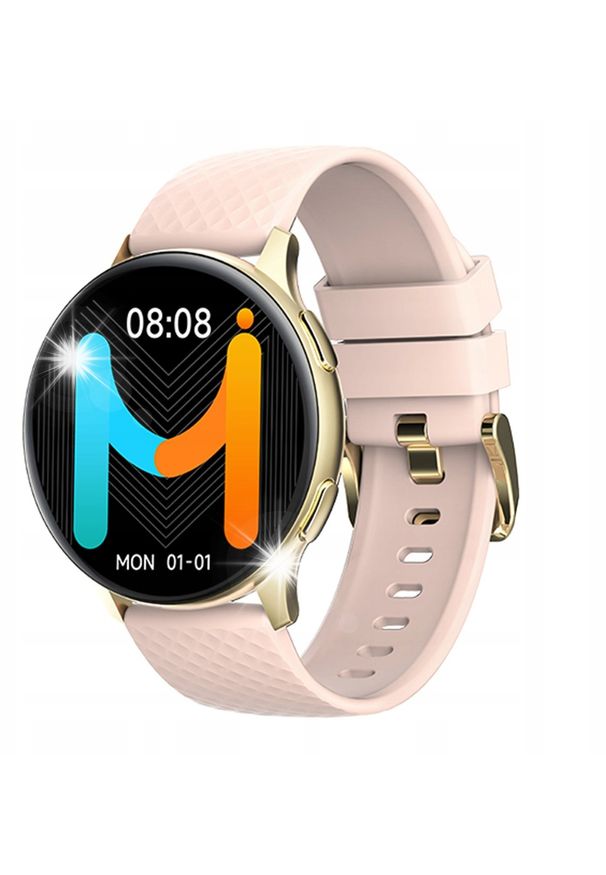 Smartwatch Imilab Smartwatch zegarek sportowy IMIKI KW66 PRO do biegania RÓŻOWY. Rodzaj zegarka: smartwatch. Kolor: różowy. Styl: sportowy