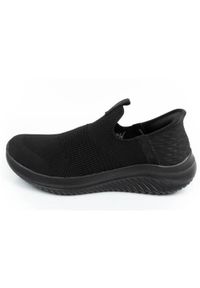skechers - Buty do chodzenia damskie Skechers 403844LB. Kolor: czarny. Materiał: materiał, syntetyk. Szerokość cholewki: normalna. Sport: turystyka piesza
