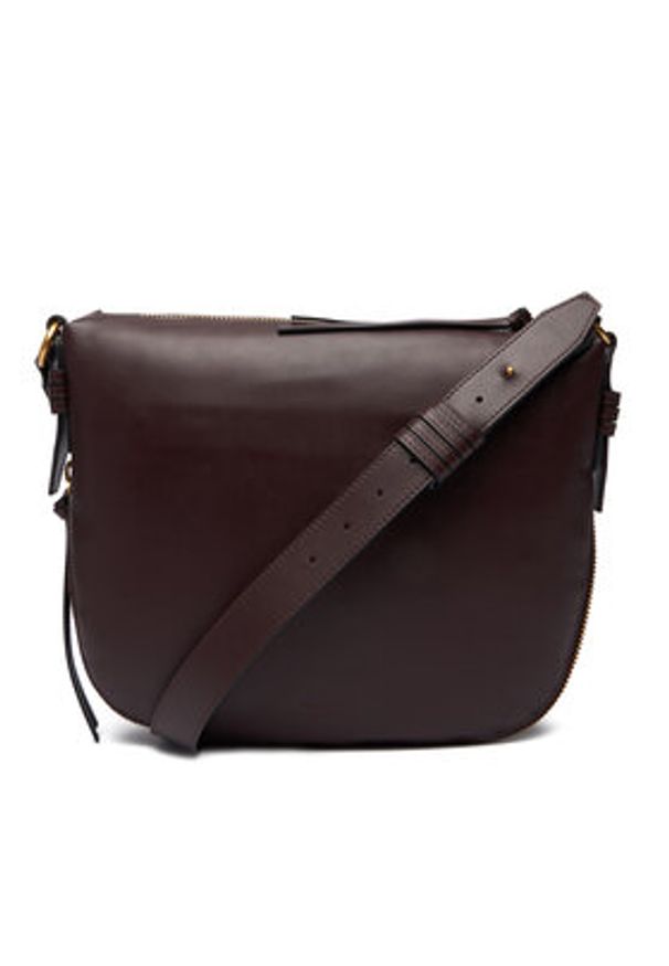 Pinko - PINKO Torebka Hobo Zip Around Classic Ai 25-26 PLTT 105113 A0QO Bordowy. Kolor: czerwony. Materiał: skórzane