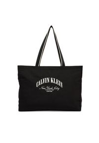 Calvin Klein Torba Graphic Capsule Tote LV04D3348G Czarny. Kolor: czarny. Materiał: materiał #3