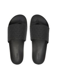 Calvin Klein Klapki Pool Slide Mono HM0HM01968 Czarny. Kolor: czarny. Materiał: skóra #6