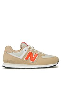 New Balance Sneakersy GC574HBO Beżowy. Kolor: beżowy. Materiał: zamsz, skóra. Model: New Balance 574