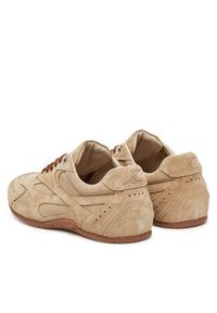 Bronx Sneakersy Myr-aa 66647-CV Beżowy. Kolor: beżowy. Materiał: zamsz, skóra