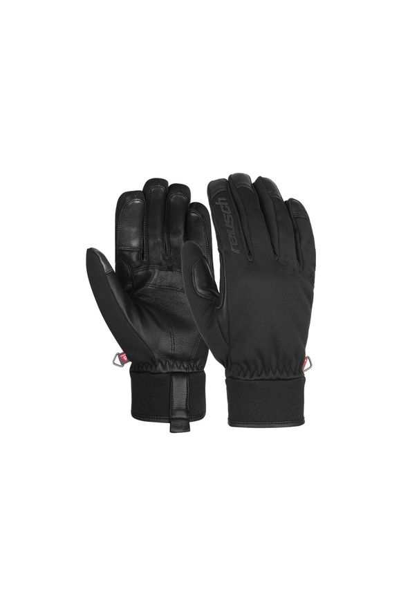 Rękawice Reusch Racoon Touch-tec. Kolor: czarny. Sezon: zima. Sport: narciarstwo, wspinaczka