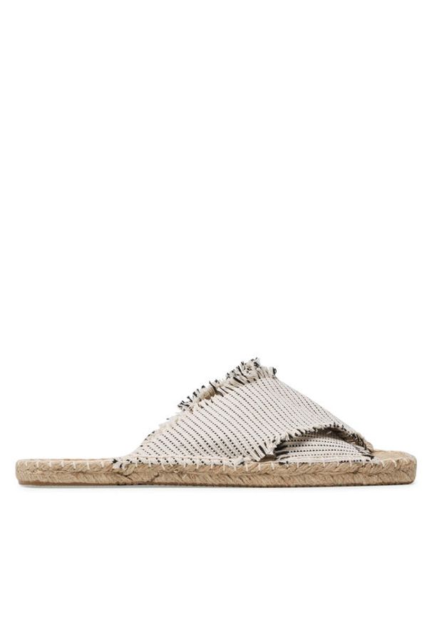 Jenny Fairy Espadryle HZF067-01 Beżowy. Kolor: beżowy. Materiał: materiał