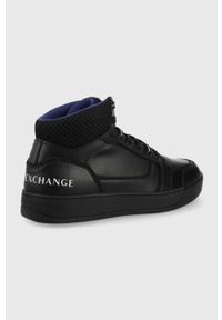 Armani Exchange buty XUZ037.XV561.K001 kolor czarny. Zapięcie: sznurówki. Kolor: czarny. Materiał: materiał, guma #2