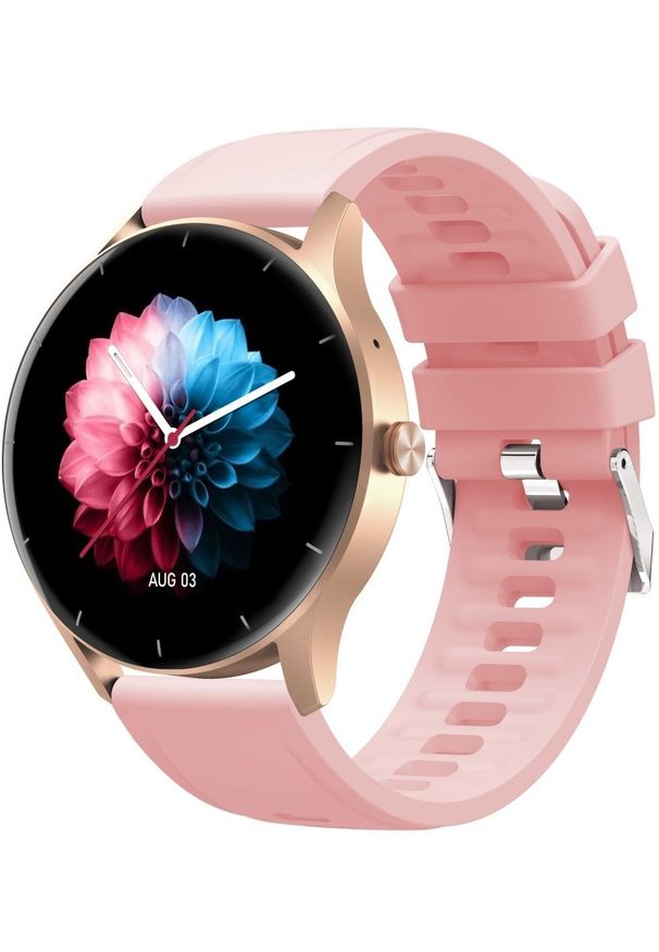 Smartwatch Gravity Smartwatch Różowy GT2-1 PRO. Rodzaj zegarka: smartwatch. Kolor: różowy