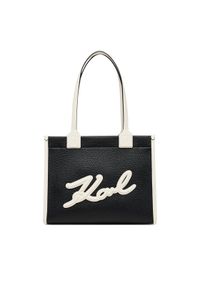 Karl Lagerfeld - KARL LAGERFELD Torebka A1W30042 Czarny. Kolor: czarny. Materiał: skórzane