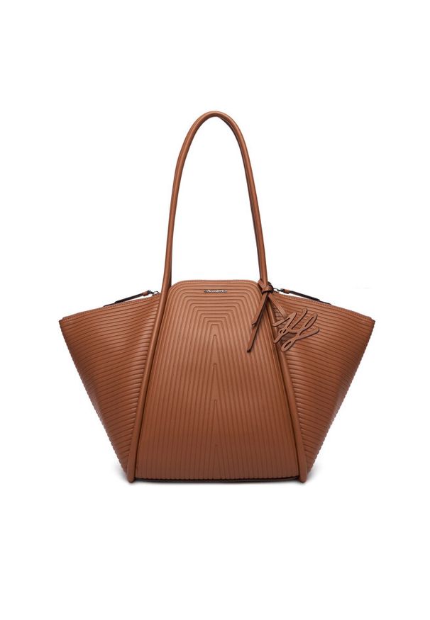 Karl Lagerfeld - Torebka KARL LAGERFELD. Kolor: brązowy