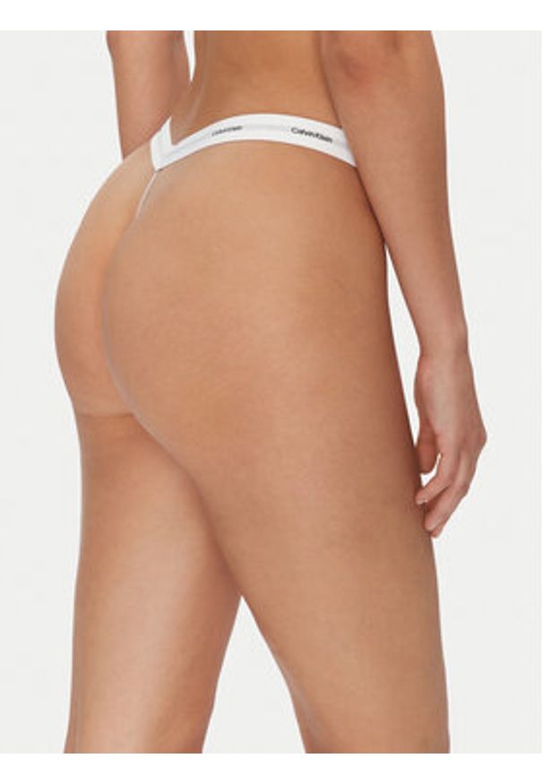 Calvin Klein Underwear Komplet 3 par stringów LV00QD5308 Różowy. Kolor: różowy. Materiał: bawełna