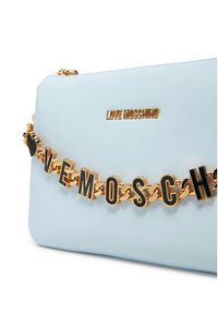 Love Moschino - LOVE MOSCHINO Torebka JC4072PP1ML1371A Błękitny. Kolor: niebieski. Materiał: skórzane #5