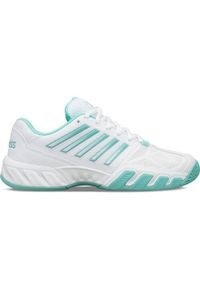 Buty do tenisa damskie K-Swiss Bigshot Light 3 Allcourt. Zapięcie: sznurówki. Kolor: wielokolorowy. Materiał: materiał, syntetyk. Szerokość cholewki: normalna. Sport: tenis