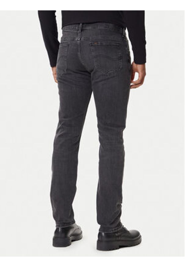 Lee Jeansy Rider 112363851 Czarny Slim Fit. Kolor: czarny