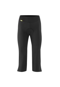 GONSO - Damskie legginsy 3/4 dzwony Gonso Essential. Kolor: szary, wielokolorowy, czarny. Sport: kolarstwo #1