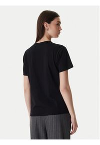 Hugo - HUGO T-Shirt Damacia 50562145 Czarny Regular Fit. Kolor: czarny. Materiał: bawełna #5