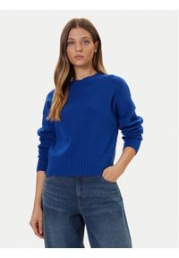 Vero Moda Sweter Gold Art 10332206 Niebieski Regular Fit. Kolor: niebieski. Materiał: wiskoza, syntetyk #1