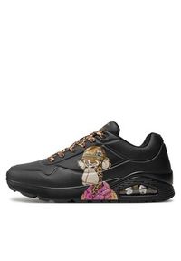 skechers - Skechers Sneakersy Uno-Dr. Bombay 251014/BBK Czarny. Kolor: czarny. Materiał: skóra #3