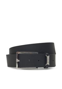 Hugo - HUGO Pasek Męski 50537036 Czarny. Kolor: czarny. Materiał: skóra