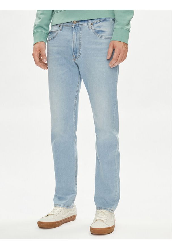 Lee Jeansy Rider 112349881 Niebieski Slim Fit. Kolor: niebieski