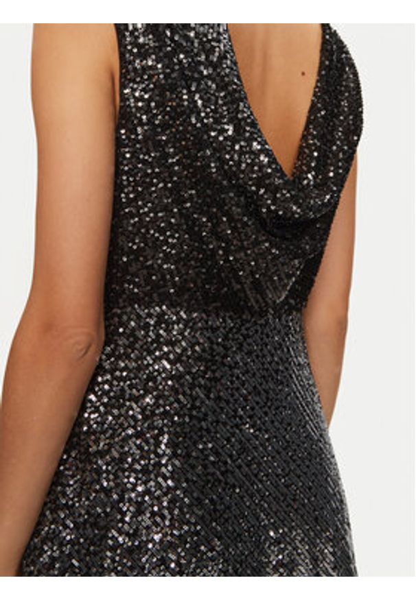 DKNY Sukienka koktajlowa DD4HZB44 Czarny Slim Fit. Kolor: czarny. Materiał: syntetyk. Styl: wizytowy